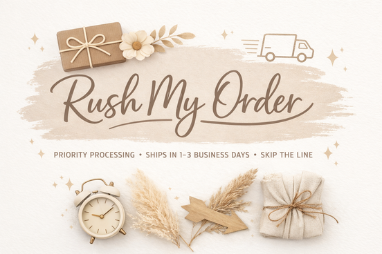 RUSH MY ORDER – Priority Processing Upgrade