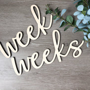 Monthly Milestone Prop | Photo Prop | Wood Photo Prop | Baby Milestone Markers | Wood Milestone photo | Baby Gear | 3D baby Cutout | Nursery