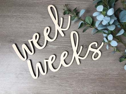 Monthly Milestone Prop | Photo Prop | Wood Photo Prop | Baby Milestone Markers | Wood Milestone photo | Baby Gear | 3D baby Cutout | Nursery