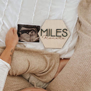 Mini Birth Announcement | Birth Announcement | 3D Name Sign | Mini Name Sign | Engraved Name Sign | Nursery Decor | Pregnancy Announcement