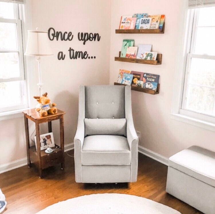 Once upon a time | Wall decal | 3D Wall Decal | Kids Bedroom Decor | Organization | Book Storage | Office Decor | Playroom Decor | Nursery