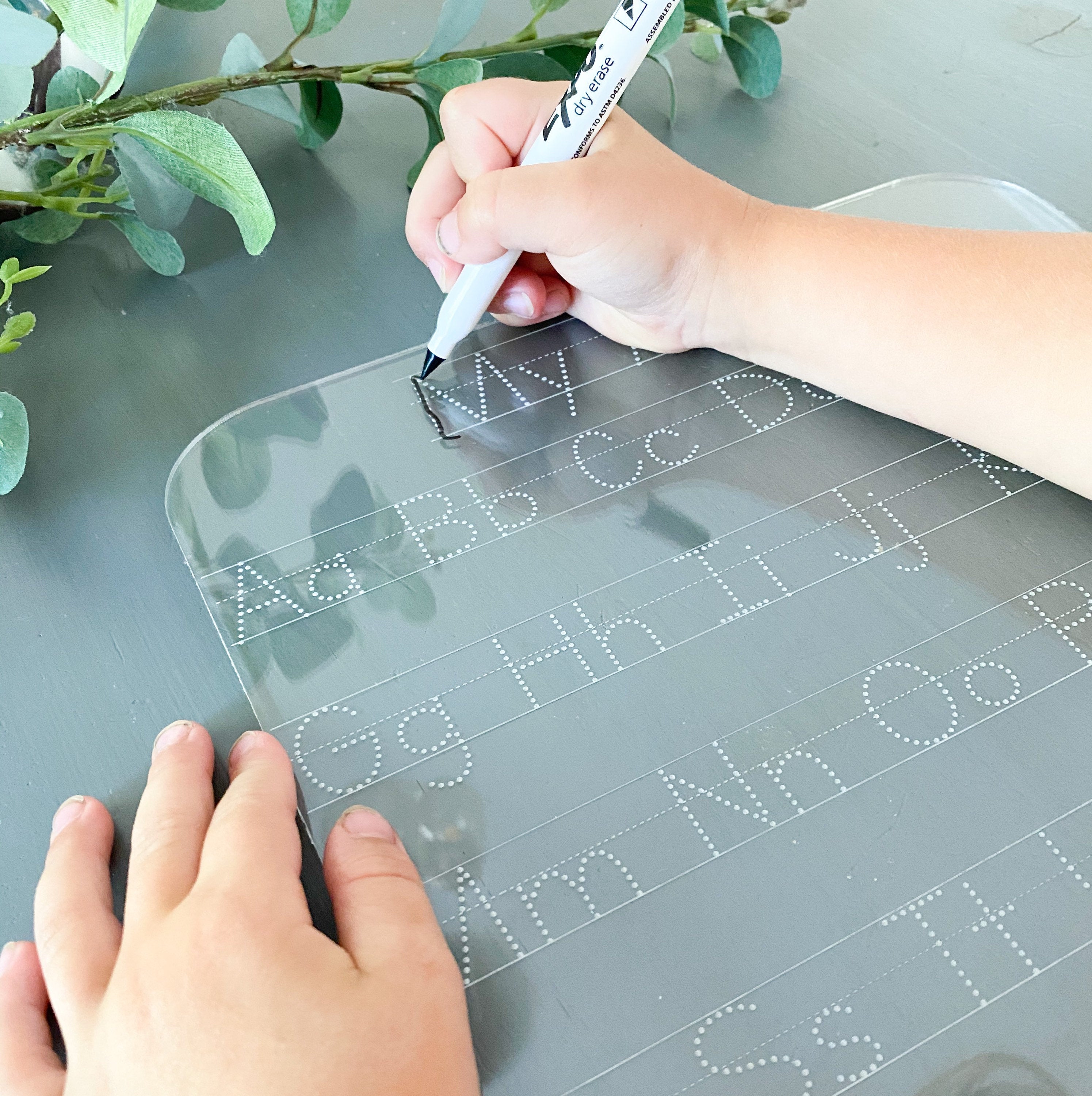 Letter Tracing | Acrylic Letter Board | Dry Erase Letters | Educational Toys | Letter Recognition | Alphabet Practice | Homeschooling