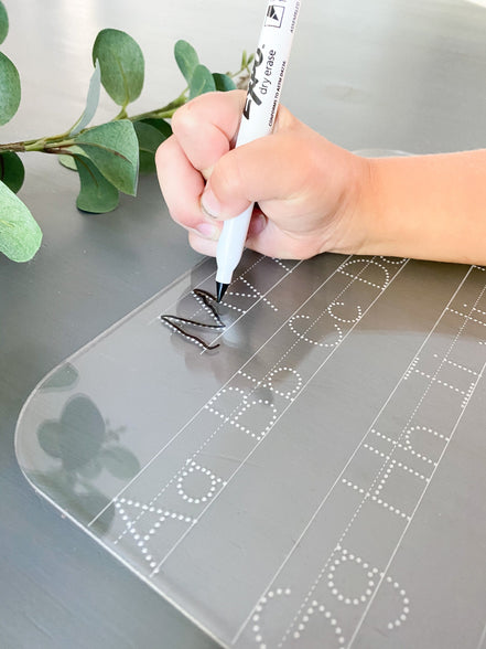 Letter Tracing | Acrylic Letter Board | Dry Erase Letters | Educational Toys | Letter Recognition | Alphabet Practice | Homeschooling
