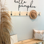 Hello Pumpkin Decal | 3D Wood Sign | Wood Sign | Fall Sign | Pumpkin Sign | Fall Decor | 3D Wall Words | Entryway Decor | Seasonal Decor |