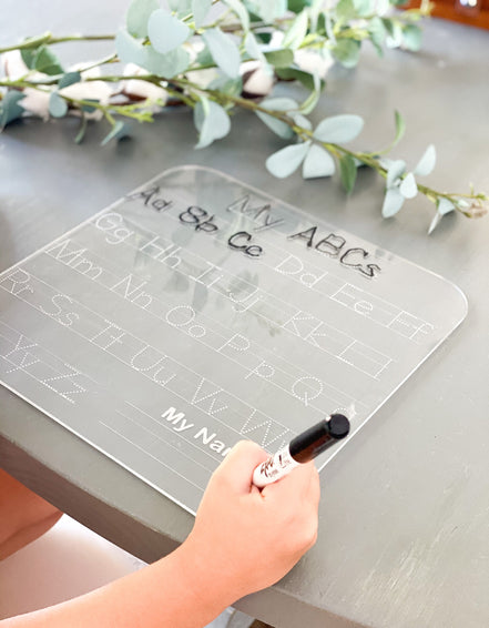 Letter Tracing | Acrylic Letter Board | Dry Erase Letters | Educational Toys | Letter Recognition | Alphabet Practice | Homeschooling