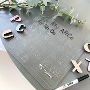 Letter Tracing | Acrylic Letter Board | Dry Erase Letters | Educational Toys | Letter Recognition | Alphabet Practice | Homeschooling