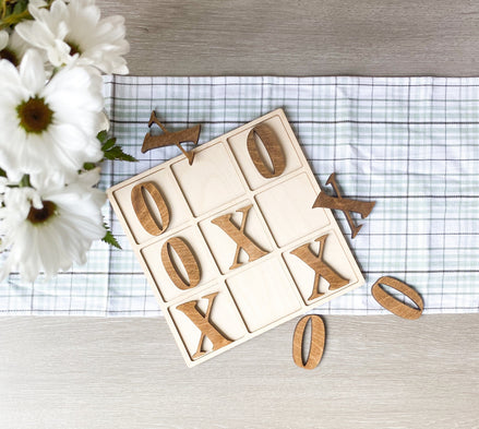 Tic Tac Toe | Boardgames | Home Decor | Fall Decor | Kids Activities | Wooden Toys | Montessori | Wood Decor | Holiday Decor