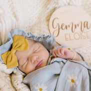 6Newborn Name Announcement | Baby Name Announcement | Wooden Name Disc | Milestone Disc | Pregnancy Announcement | Name Announcement Plaque
