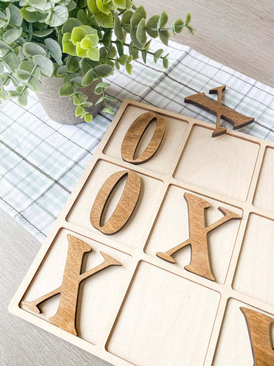 Tic Tac Toe | Boardgames | Home Decor | Fall Decor | Kids Activities | Wooden Toys | Montessori | Wood Decor | Holiday Decor