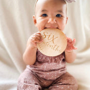 Baby Milestone Cards | Baby Shower Gift | Baby Milestone Photos | New Baby Gift | Nursery | Wooden Baby Milestone Cards | Birth Announcement