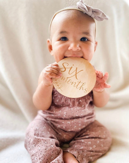 Baby Milestone Cards | Baby Shower Gift | Baby Milestone Photos | New Baby Gift | Nursery | Wooden Baby Milestone Cards | Birth Announcement