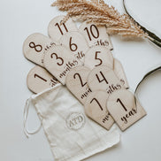 Modern Milestone Cards | Modern Design | Modern Monthly Milestones | Milestone Photos | Newborn Photos | Baby Photo Props | Modern Nursery