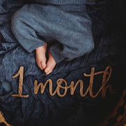 Monthly Milestone Prop | Photo Prop | Wood Photo Prop | Baby Milestone Markers | Wood Milestone photo | Baby Gear | 3D baby Cutout | Nursery