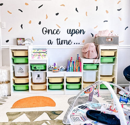 Once upon a time | Wall decal | 3D Wall Decal | Kids Bedroom Decor | Organization | Book Storage | Office Decor | Playroom Decor | Nursery