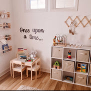 Once upon a time | Wall decal | 3D Wall Decal | Kids Bedroom Decor | Organization | Book Storage | Office Decor | Playroom Decor | Nursery