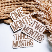 Baby Milestones | Baby Shower Gift | Baby Milestone Photos | New Baby Gift | Nursery | Wooden Baby Milestone Cards | Birth Announcement |