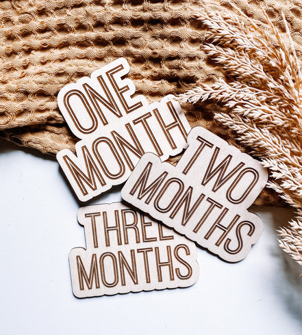 Baby Milestones | Baby Shower Gift | Baby Milestone Photos | New Baby Gift | Nursery | Wooden Baby Milestone Cards | Birth Announcement |