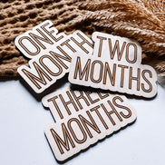 Baby Milestones | Baby Shower Gift | Baby Milestone Photos | New Baby Gift | Nursery | Wooden Baby Milestone Cards | Birth Announcement |