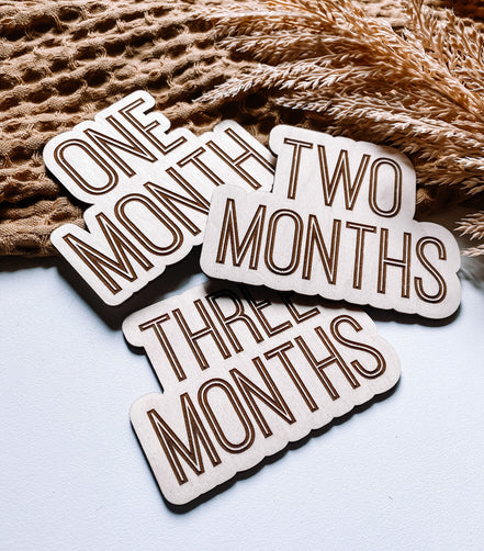 Baby Milestones | Baby Shower Gift | Baby Milestone Photos | New Baby Gift | Nursery | Wooden Baby Milestone Cards | Birth Announcement |