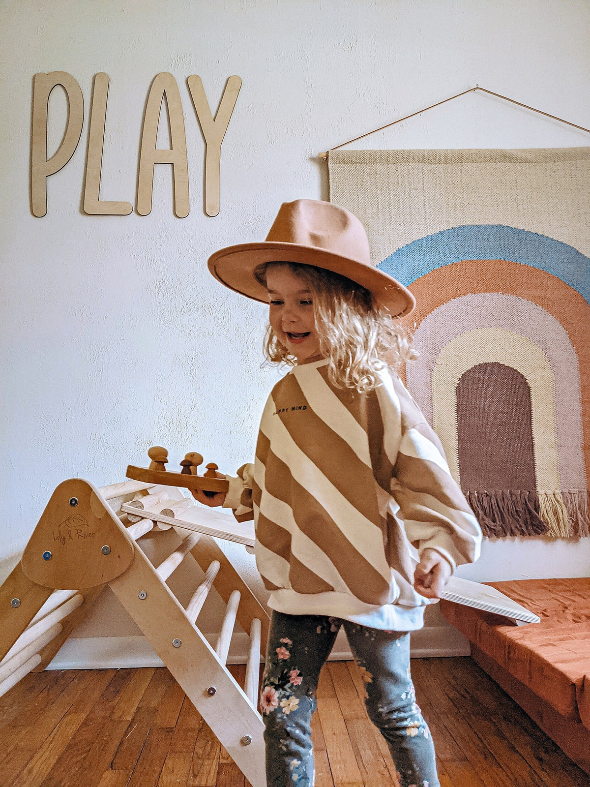Play Sign | Playroom Sign | Nursery Sign | 3D Sign | Playroom Decor | Custom Sign | Word Sign | Playroom | Play | Montessori | Wood Sign