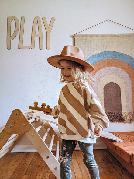 Play Sign | Playroom Sign | Nursery Sign | 3D Sign | Playroom Decor | Custom Sign | Word Sign | Playroom | Play | Montessori | Wood Sign