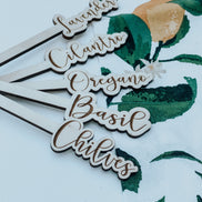 Herb Garden Markers | Garden Stakes | Plant Markers | Gardening | Indoor Garden | Herb Garden | Garden Accessories | Plants