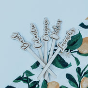 Herb Garden Markers | Garden Stakes | Plant Markers | Gardening | Indoor Garden | Herb Garden | Garden Accessories | Plants