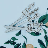 Herb Garden Markers | Garden Stakes | Plant Markers | Gardening | Indoor Garden | Herb Garden | Garden Accessories | Plants