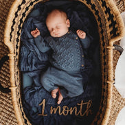 Monthly Milestone Prop | Photo Prop | Wood Photo Prop | Baby Milestone Markers | Wood Milestone photo | Baby Gear | 3D baby Cutout | Nursery