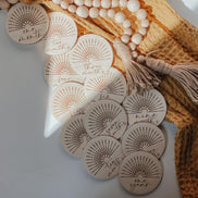 Boho milestones | Wooden Milestones | Milestone Discs | Sunshine Decor | Modern Sunshine | Modern Milestone | Baby Shower Gift | Newborn