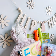 Hip Hop Garland | Easter Garland | Bunny Garland | Wood Garland | Wooden Garland | Garland | Spring Garland | Spring Decor | Easter Decor