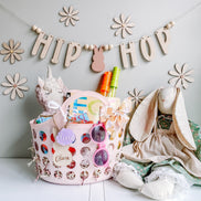 Hip Hop Garland | Easter Garland | Bunny Garland | Wood Garland | Wooden Garland | Garland | Spring Garland | Spring Decor | Easter Decor