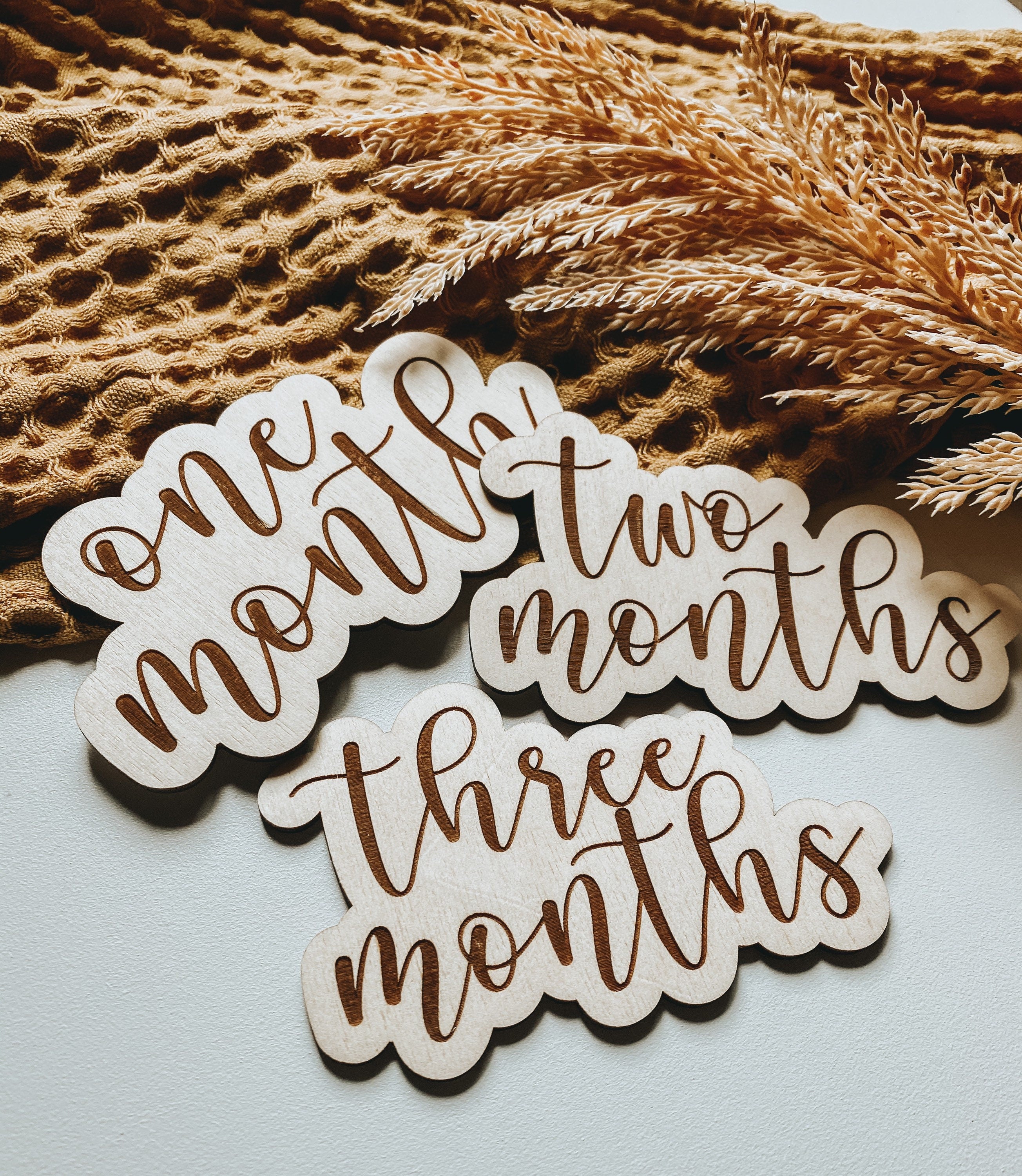 Baby Milestones | Baby Shower Gift | Baby Milestone Photos | New Baby Gift | Nursery | Wooden Baby Milestone Cards | Birth Announcement |
