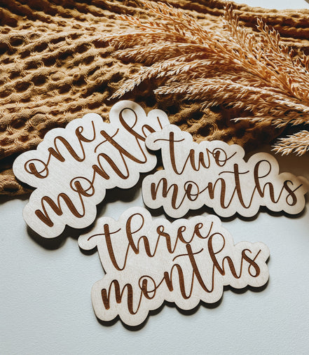 Baby Milestones | Baby Shower Gift | Baby Milestone Photos | New Baby Gift | Nursery | Wooden Baby Milestone Cards | Birth Announcement |