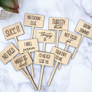 Herb Markers | Funny Herb Garden | Plant Markers | Mothers Day | Garden Decor | Herb Stake | Plant Stakes | Plants | Garden Humor | Plants