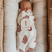 Modern Milestone Cards | Modern Design | Modern Monthly Milestones | Milestone Photos | Newborn Photos | Baby Photo Props | Modern Nursery