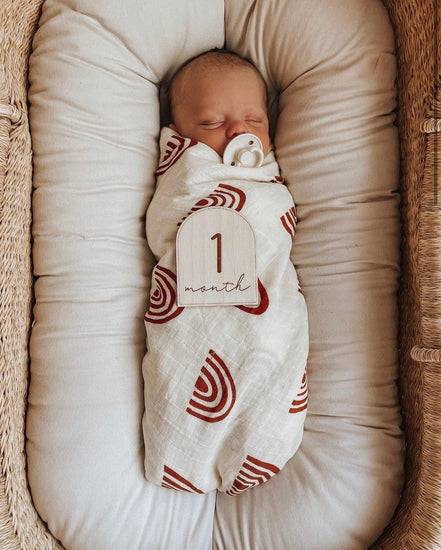 Modern Milestone Cards | Modern Design | Modern Monthly Milestones | Milestone Photos | Newborn Photos | Baby Photo Props | Modern Nursery