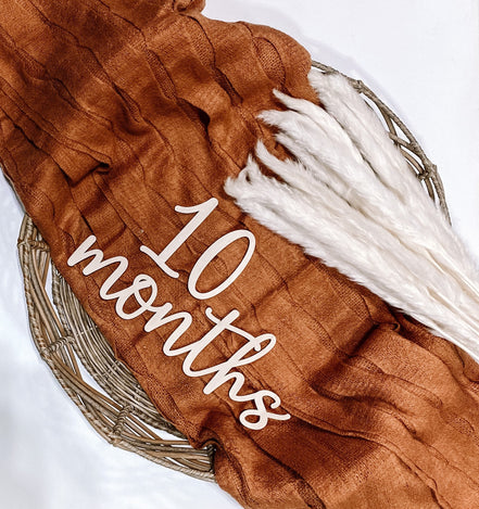 Monthly Milestone Prop | Photo Prop | Wood Photo Prop | Baby Milestone Markers | Wood Milestone photo | Baby Gear | 3D baby Cutout | Nursery
