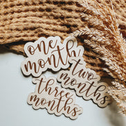Baby Milestones | Baby Shower Gift | Baby Milestone Photos | New Baby Gift | Nursery | Wooden Baby Milestone Cards | Birth Announcement |