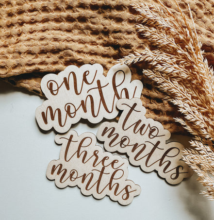 Baby Milestones | Baby Shower Gift | Baby Milestone Photos | New Baby Gift | Nursery | Wooden Baby Milestone Cards | Birth Announcement |