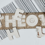 Dinosaur Name Puzzle | Name Puzzle | Wooden Puzzle | Montessori | Wooden Toys | Name Sign | Boys Decor | Decor | Puzzle |