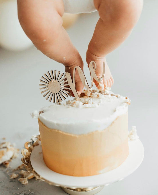 One cake topper | Sun Cake Topper | First Birthday Cake | Cake Smash | Cake Topper | Sunshine Birthday | Sun Decor | Sun | Boho Birthday