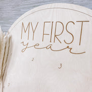 First Birthday Decor | First Birthday Photo Display | Baby Monthly Photos | Photo Prop | Birthday Decor | First Birthday | Boho Birthday |