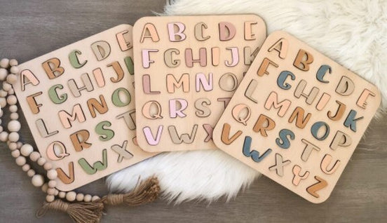 Alphabet Puzzle File | Puzzle File | Educational File | Kids Game File | Laser File | Kids Laser File | Alphabet Laser File | Alphabet SVG