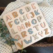 Alphabet Puzzle File | Puzzle File | Educational File | Kids Game File | Laser File | Kids Laser File | Alphabet Laser File | Alphabet SVG