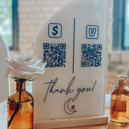 QR code Sign | Acrylic Business Sign | Logo Sign | Acrylic Logo | QR Code | Business payment sign | Payment Sign | QR | Modern Payment Sign