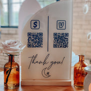 QR code Sign | Acrylic Business Sign | Logo Sign | Acrylic Logo | QR Code | Business payment sign | Payment Sign | QR | Modern Payment Sign