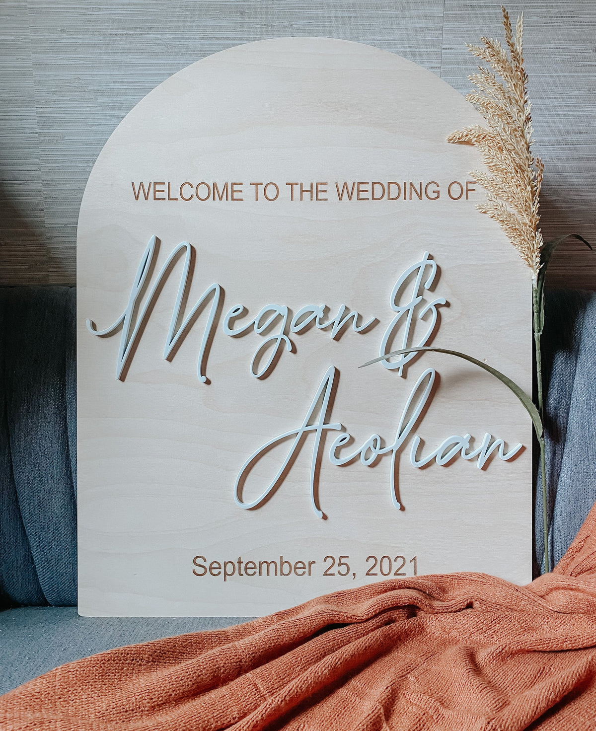 Arched Wedding Welcome Sign | Boho Wedding Sign | Boho Wedding Decor | Modern Arched Sign | Wedding Decor | Welcome sign | Boho Bride