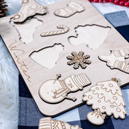 Winter Puzzle | Wooden Puzzle | Montessori | Seasonal Toys | Educational Toys | Winter Decor | Christmas Gift | Gift Ideas | Kids Puzzles |