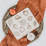 Fall Puzzle | Wooden Puzzle | Montessori | Seasonal Toys | Educational Toys | fall Decor | Christmas Gift | Gift Ideas | Kids Puzzles |